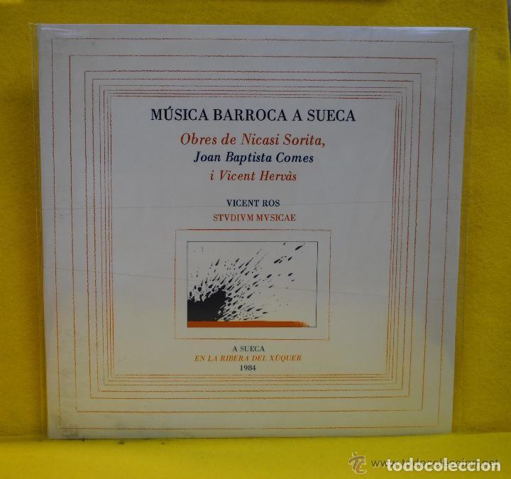 Discos de vinilo: M&Uacute;SICA BARROCA A SUECA - NICASI SORITA, JOAN BAPTISTA COMES, VICENT HERV&Agrave;S LP DOBLE gatefold