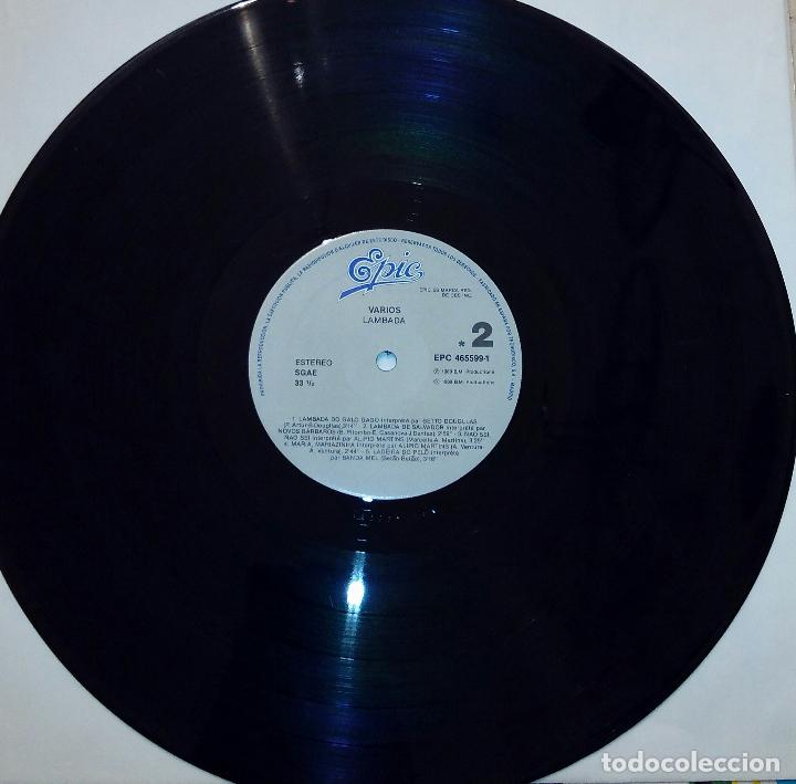 Discos de vinilo: LP LAMBADA - KAOMA - EPIC 1989 - DOBLE LP. - Foto 5