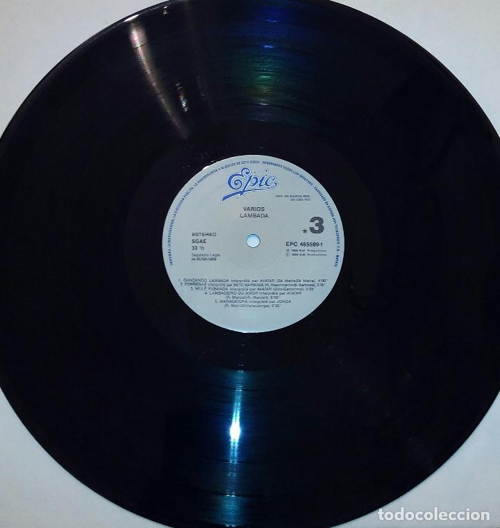 Discos de vinilo: LP LAMBADA - KAOMA - EPIC 1989 - DOBLE LP. - Foto 6
