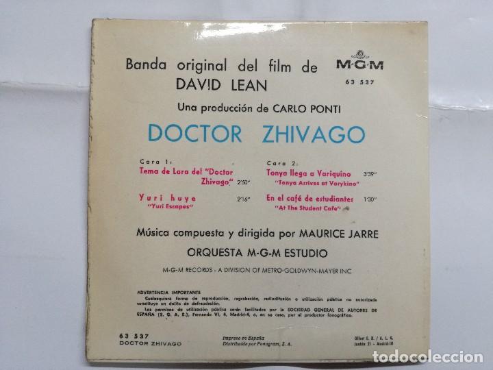 Discos de vinilo: DOCTOR ZHIVAGO TEMA DE LARA - Foto 2