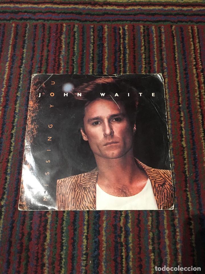 Discos de vinilo: JHON WAITE. MISSING YOU single - Foto 1