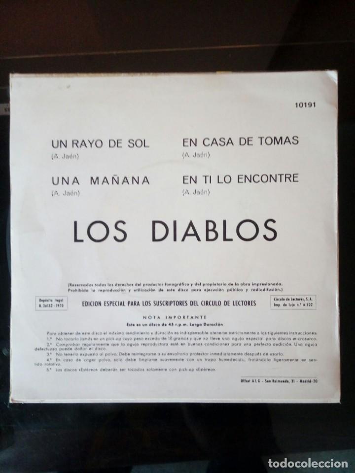 Discos de vinilo: SINGLE: LOS DIABLOS . 1970 - Foto 2