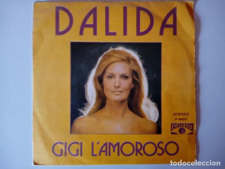 Discos de vinilo: SINGLE: DALIDA . GIGI L&acute;AMOROSO. 1974 - Foto 1