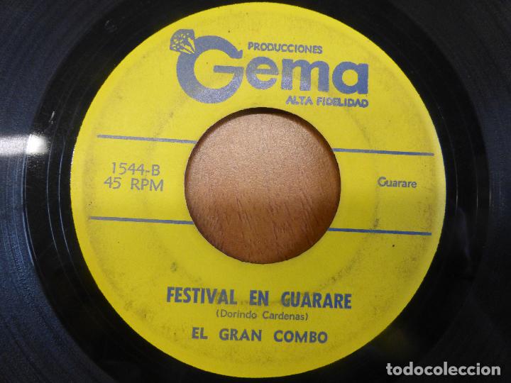EL GRAN COMBO - MASCULINO Y FEMENINO / FESTIVAL EN GUARARE - PRODUDUCCIONES GEMA - PUERTO RICO (Música - Discos - Singles Vinilo - Grupos y Solistas de latinoamérica)