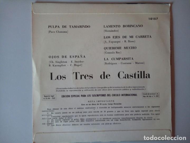 Discos de vinilo: SINGLE: LOS TRES DE CASTILLA - Foto 2