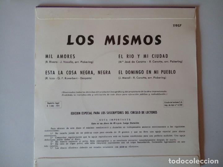 Discos de vinilo: SINGLE: LOS MISMOS. 1971 - Foto 2