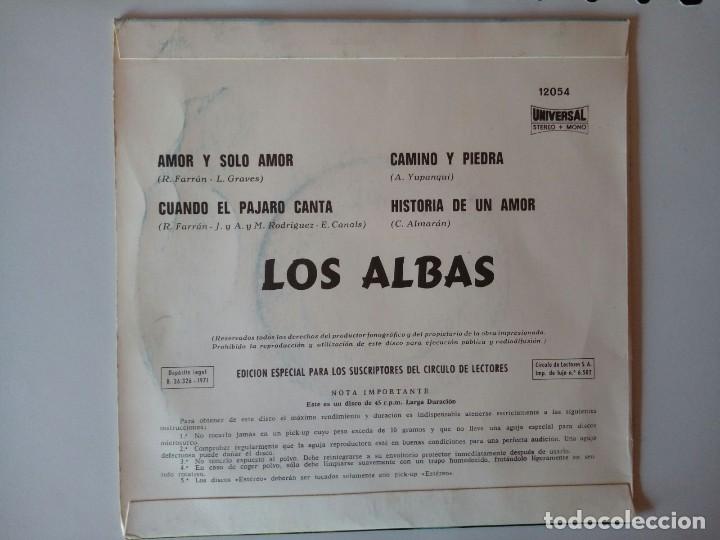 Discos de vinilo: SINGLE:  LOS ALBAS 1971 - Foto 2