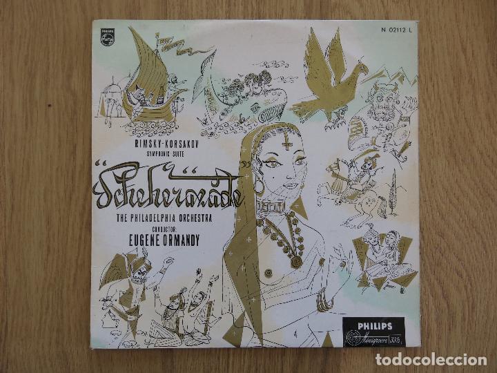 Discos de vinilo: LP ORIGINAL NETHERLANDS 50S RIMSKY KORSAKOV SYMPHONIC SUITE SCHEHERAZADE EUGENE ORMANDY - Foto 1