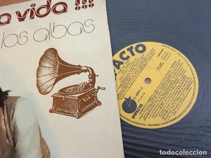 Discos de vinilo: LOS ALBAS (VIVE LA VIDA) LP ESPA&Ntilde;A 1978 (B-22) - Foto 2