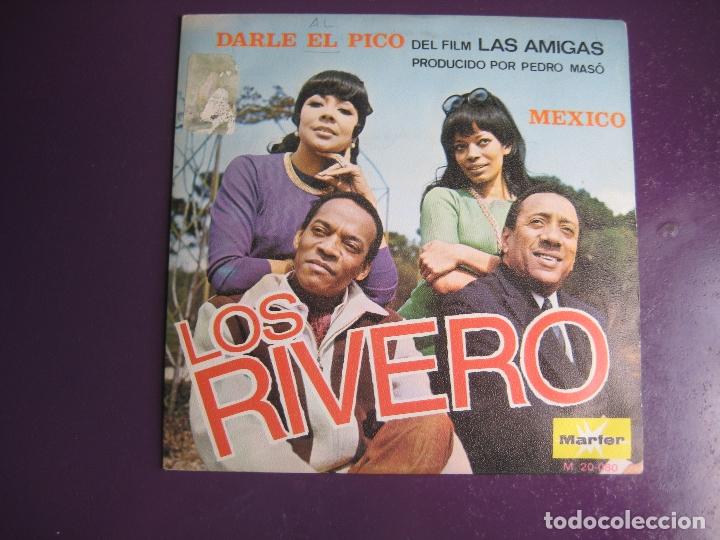 Discos de vinilo: LOS RIVERO Sg MARFER 1969 BSO LAS AMIGAS - PEDRO MASO - darle el pico/ mexico