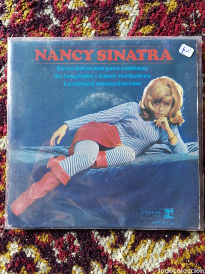 Discos de vinilo: SINGLE NANCY SINATRA- ESTAS BOTAS SON PARA CAMINAR, 1965. - Foto 1