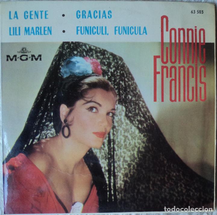 Discos de vinilo: Connie Francis - La gente - Edici&oacute;n de 1963 de Espa&ntilde;a - Foto 1