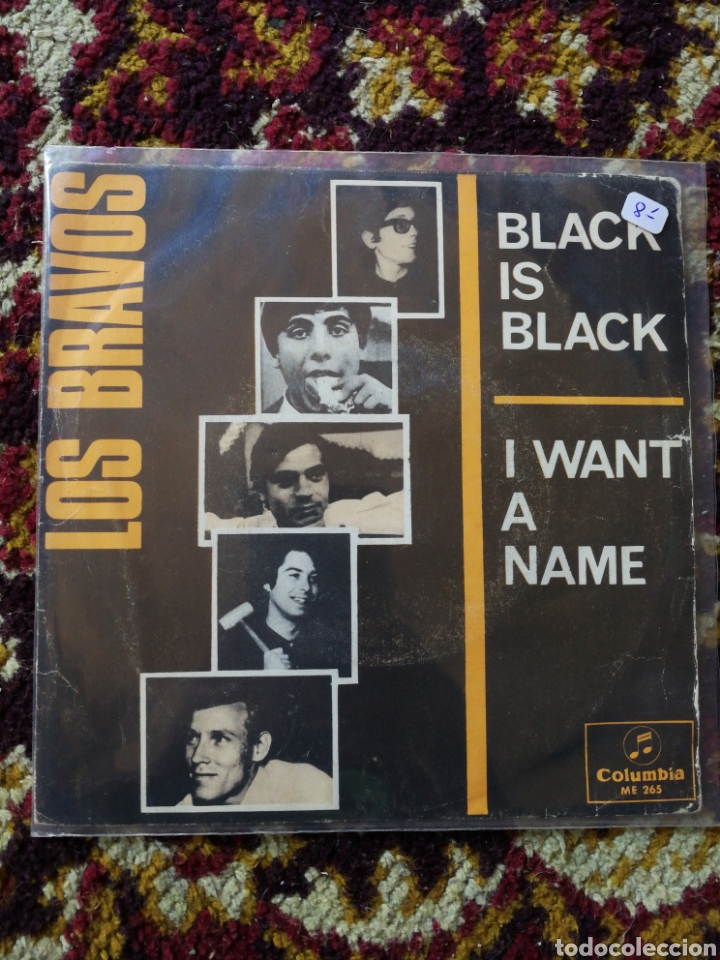 Discos de vinilo: SINGLE LOS BRAVOS- BLACK IS BLACK, 1966. - Foto 1
