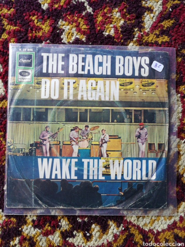 Discos de vinilo: SINGLE THE BEACH BOYS- DO IT AGAIN, WAKE THE WORLD. - Foto 1