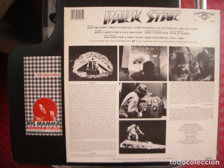 Discos de vinilo: JOHN CARPENTER- DARK STAR. BSO. LP - Foto 2