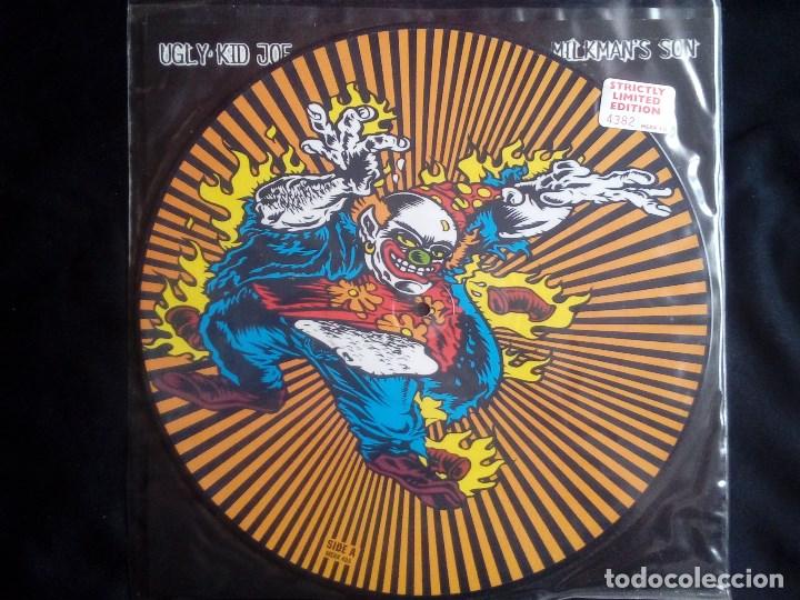 UGLY KID JOE: MILKMAN´S SON, NUMBERED MAXISINGLE PICTURE DISC MERCURY MERX 435. UK, 1995. MINT. (Música - Discos de Vinilo - Maxi Singles - Heavy - Metal)