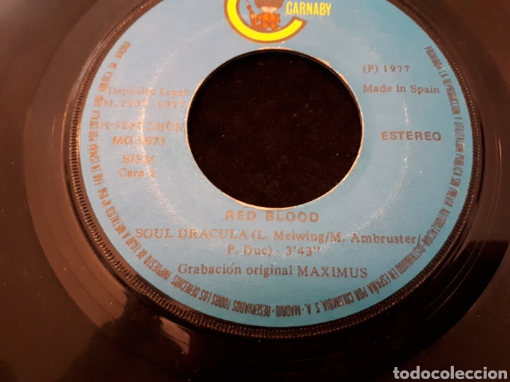 Discos de vinilo: Red blood, Soul Dracula. 1977. - Foto 1
