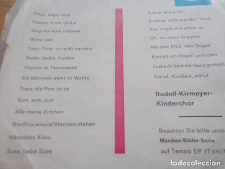 Discos de vinilo: DEUTSCHE KINDERLIEDER. - Foto 3