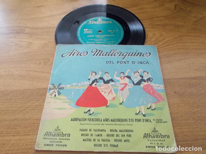 Discos de vinilo: AIRES MALLORQUINES DEL PONT D&acute;INCA. - Foto 1