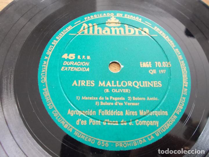Discos de vinilo: AIRES MALLORQUINES DEL PONT D&acute;INCA. - Foto 3