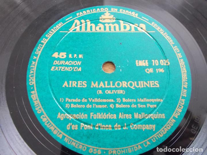 Discos de vinilo: AIRES MALLORQUINES DEL PONT D&acute;INCA. - Foto 4