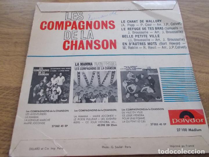 Discos de vinilo: LES COMPAGNONS DE LA CHANSON. EUROVISION 1964 - Foto 2