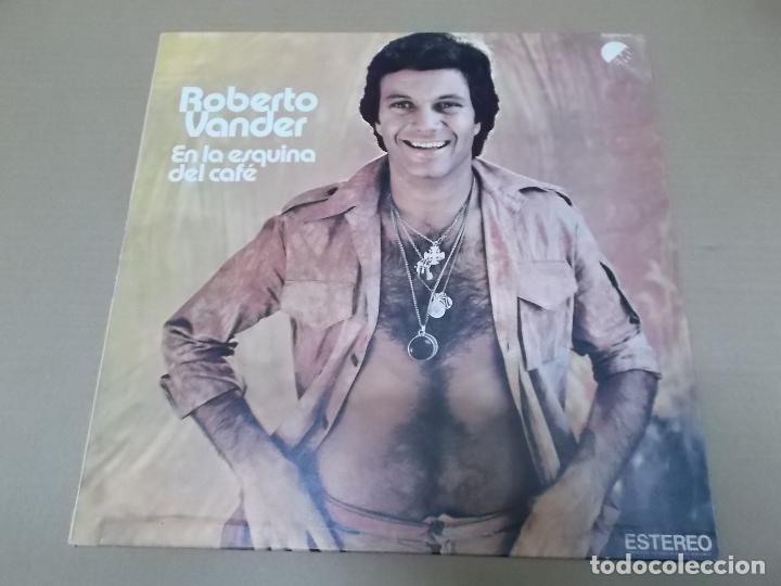 Discos de vinilo: ROBERTO VANDER (LP) EN LA ESQUINA DEL CAFE A&Ntilde;O 1980 &ndash; EDICION MEXICO