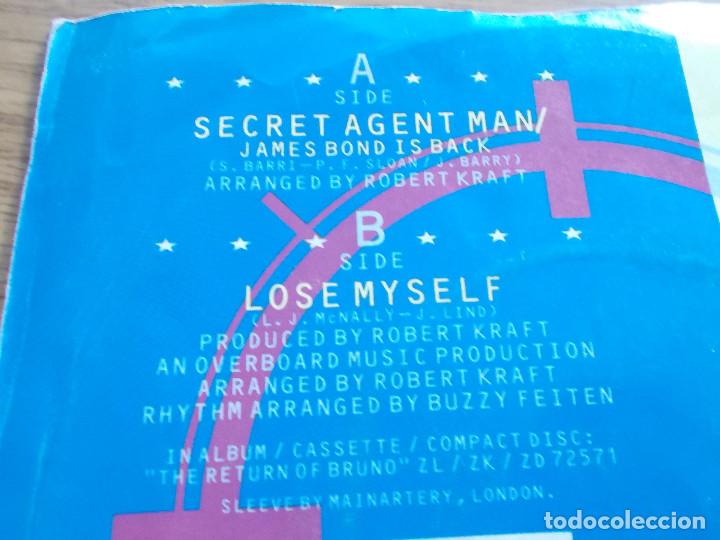 Discos de vinilo: BRUCE WILLIS. SECRET AGENT MAN.  LOSE MY SELF - Foto 3