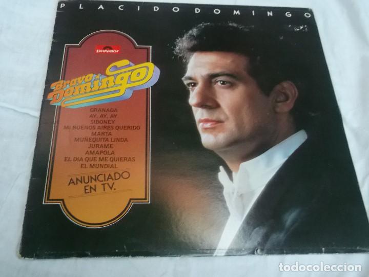 Discos de vinilo: PLACIDO DOMINGO-BRAVO DOMINGO - Foto 1