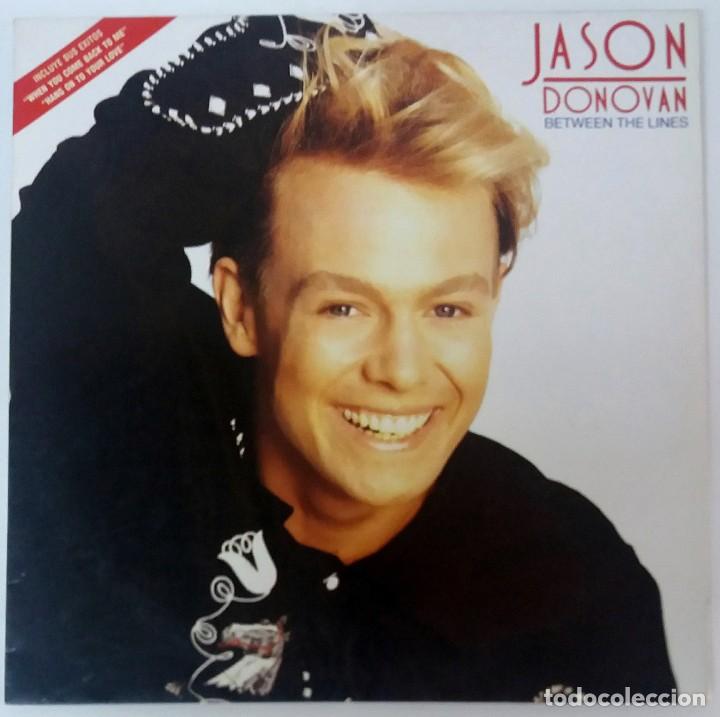 Discos de vinilo: Lp. Jason Donovan. Between the lines. Epic. 1989 - Foto 1