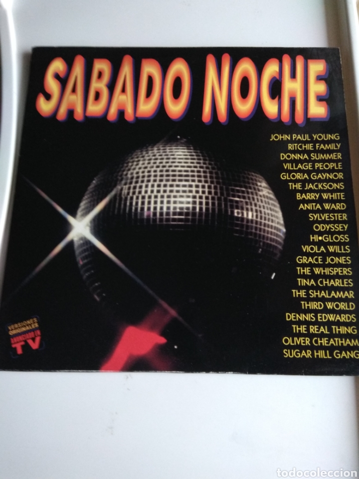 Discos de vinilo: DOBLE LP, S&Aacute;BADO NOCHE - Foto 1