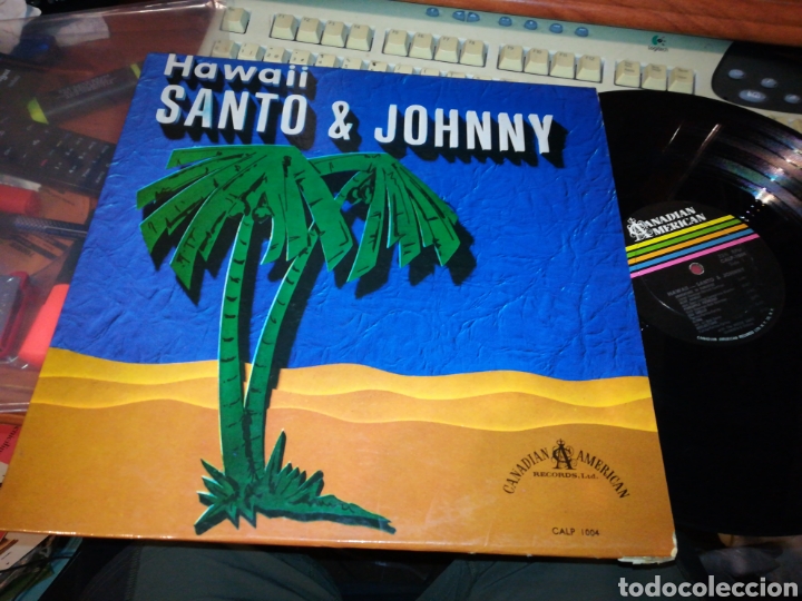 Discos de vinilo: Santo & johnny lp Hawaii u.s.a. - Foto 1