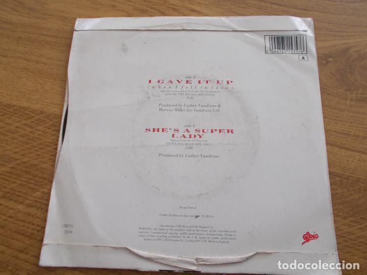 Discos de vinilo: LUTHER VANDROSS. I GAVE IT UP - Foto 2