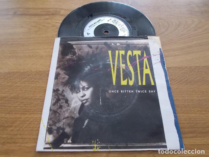 Discos de vinilo: VESTA. ONCE BITTEN TWICE SHY - Foto 1
