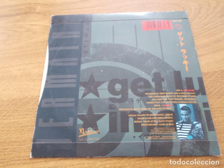 Discos de vinilo: JERMAINE STEWART. GET LUCKY - Foto 2