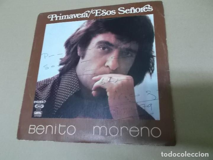 Discos de vinilo: BENITO MORENO (SN) PRIMAVERA A&Ntilde;O 1977 - Foto 1