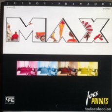 Discos de vinilo: MAX - JUEGOS PRIVADOS - LP - BS-32132 - 1980 EDICIÓN ESPAÑOLA ORIGINAL. Lote 121485327