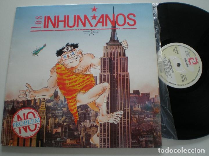 Discos de vinilo: LOS HINHUMANOS - No problem - LP ZAFIRO 1990 - Foto 1