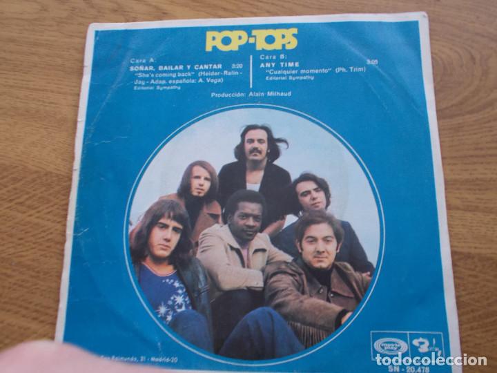 Discos de vinilo: POP-TOPS. SO&Ntilde;AR, BAILAR Y CANTAR. ANY TIME. - Foto 2