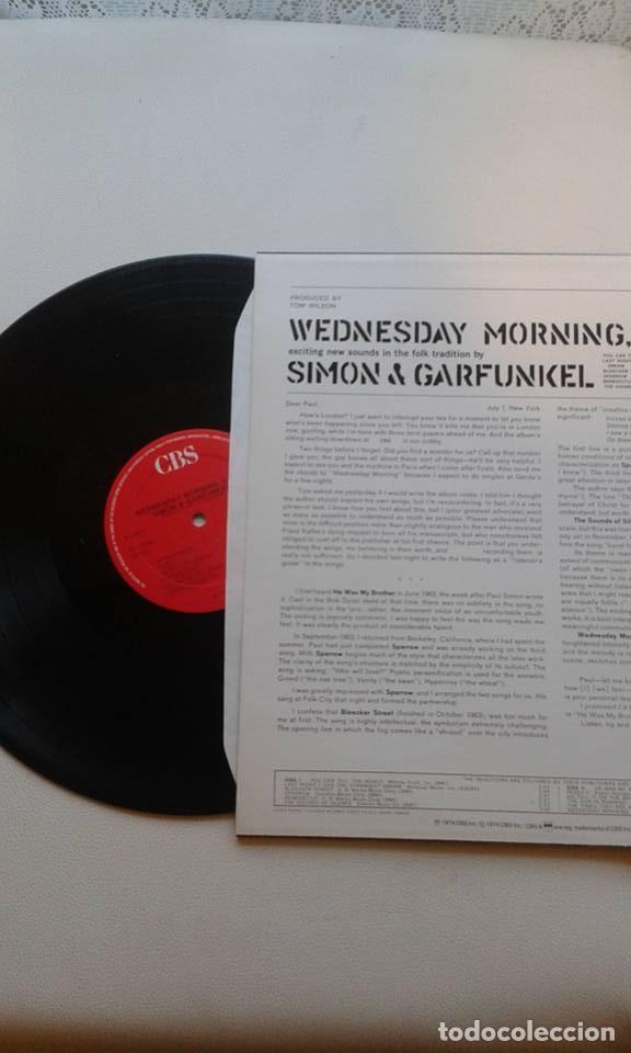 Discos de vinilo: SIMON & GARFUNKEL  ---  WEDNESDAY MORNING, 3AM - Foto 2