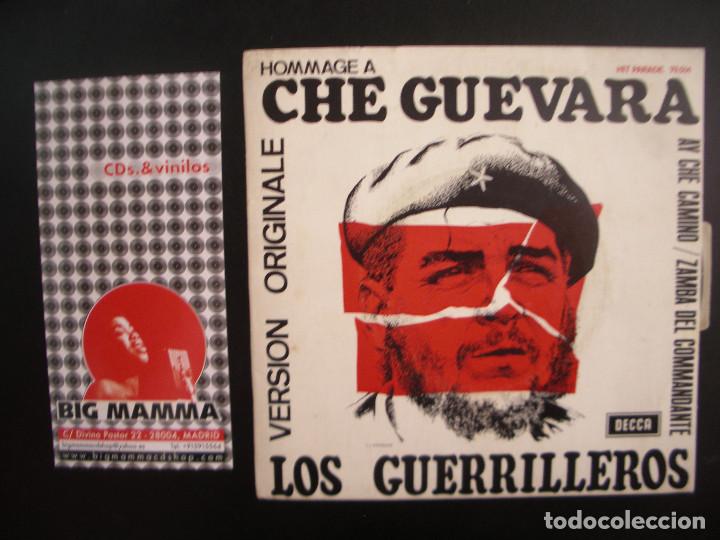 Discos de vinilo: LOS GUERRILLEROS- HOMMAGE A CHE GUEVARA. SINGLE. - Foto 1