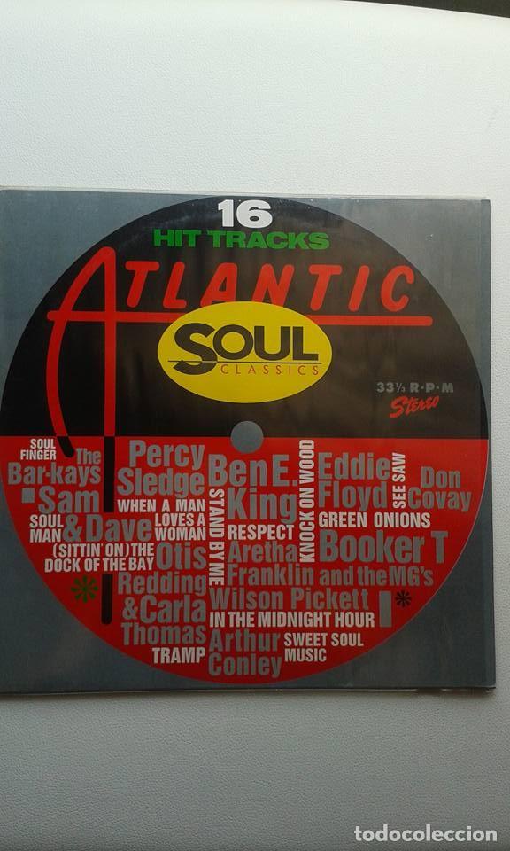 Discos de vinilo: ATLANTIC   16 HIT TRACKS  SOUL CLASSICS - Foto 1