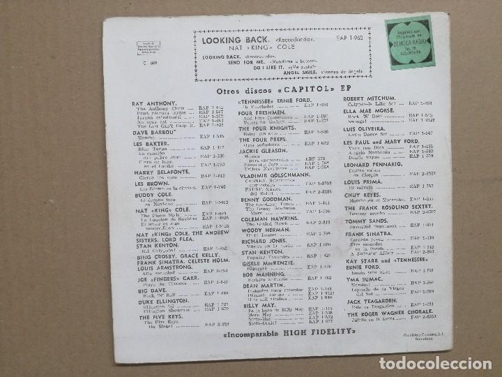 Discos de vinilo: NAT KING COLE - LOOKING BACK - Foto 2
