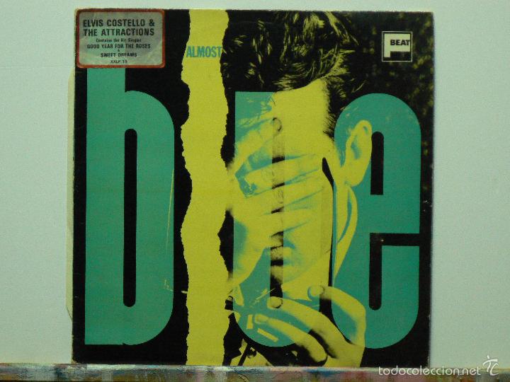 Discos de vinil: Elvis Costello & The Attractions-Almost Blue (lp. F-Beat .1981) Country Rock covers: Gram Parsons