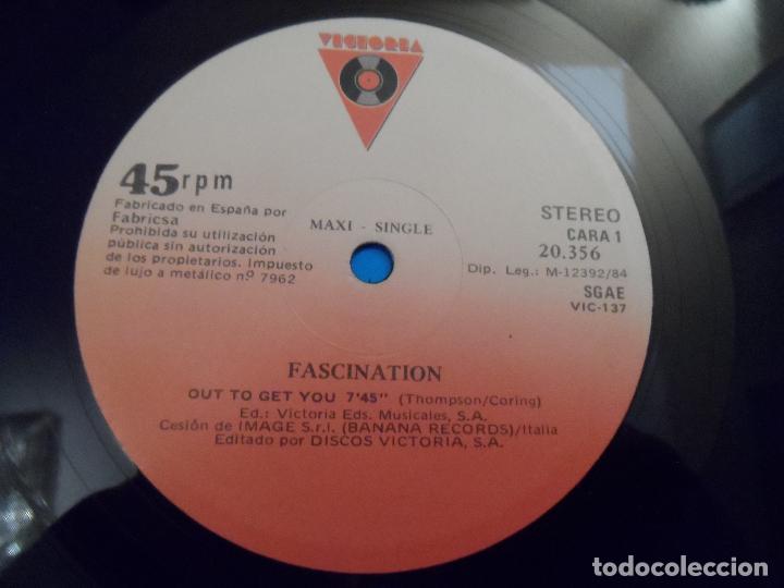Discos de vinilo: FASCINATION - OUT TO GET YOU - Foto 3