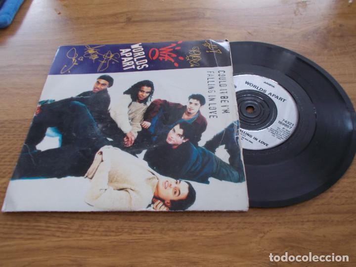 Discos de vinilo: WORLDS APART.COULD IT BE I&acute;M FALLING IN LOVE - Foto 1