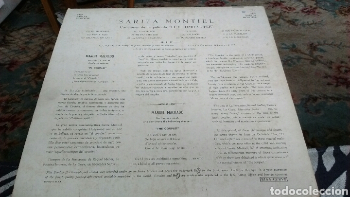 Discos de vinilo: Sarita Montiel - Foto 3