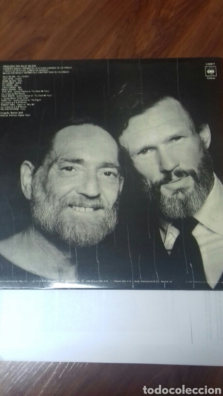 Discos de vinilo: Willie Nelson sing Kristofferson. 1.979-80 - Foto 2