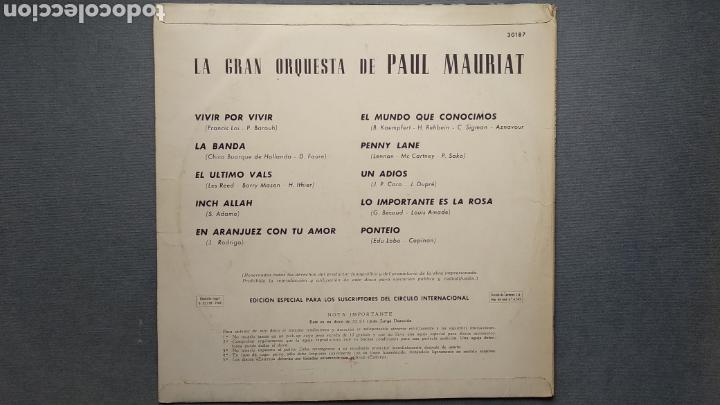 Discos de vinilo: LA GRAN ORQUESTA DE PAUL MAURIAT - Foto 2