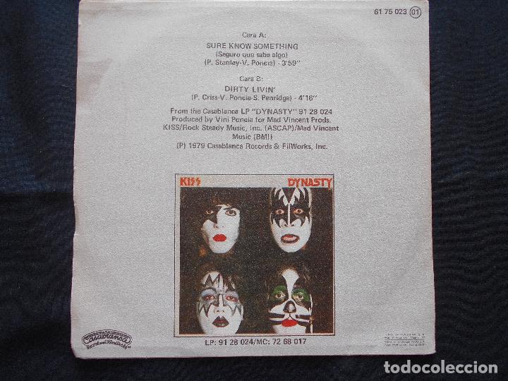Discos de vinilo: KISS // SURE KNOW SOMETHING + 1 - Foto 2